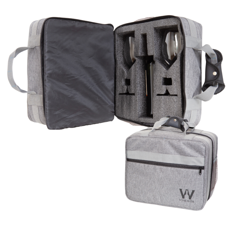 Mala EZ Trip – Bolsa Pequena Com Espuma Protetora De Garrafas e Taças