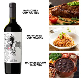Vinho Tinto Malbec 750ml Argentino Seco Kit X 4