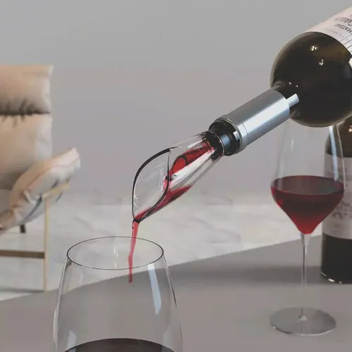Abridor De Vinho Garrafa Automático Saca Rolhas Elétrico Cor Preto