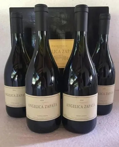 Vinho Angelica Zapata Branco Chardonnay Alta Caixa 4 Un